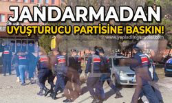 Jandarmadan uyuşturucu partisine baskın: 8 gözaltı