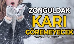 Zonguldak karı göremeyecek