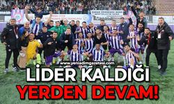 Lider kaldığı yerden devam