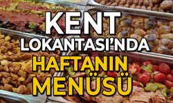 Kent Lokantası'nda haftanın menüsü belli oldu