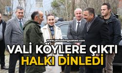 Vali köylere çıktı, halkı dinledi