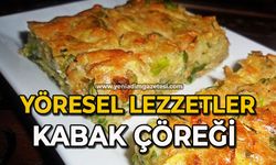 Yöresel lezzetler: Kabak çöreği