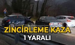 Zincirleme kaza: 1 yaralı