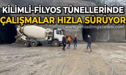 Kilimli ile Filyos arasındaki tünel çalışmaları sürüyor