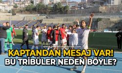 Kaptan’dan mesaj var “Bu tribünler neden böyle”