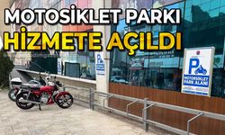 Motosiklet parkı hizmete girdi