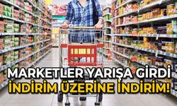 Marketler yarışa girdi: İndirim üzerine indirim!