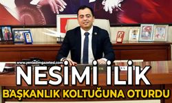 Nesimi İlik başkanlık koltuğuna oturdu