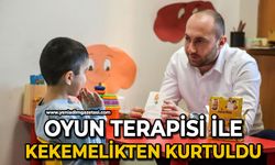 Oyun terapisi ile kekemeliğinden kurtuldu