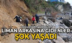 Liman arkasına gidenler şok yaşadı