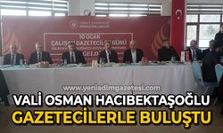 Vali Osman Hacıbektaşoğlu, basınla buluştu