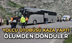 Kale Turizme ait otobüs tünelde kaza yaptı, yolcular ölümden döndü