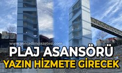 Tersane Plajı asansörü yeni sezonda hizmete girecek