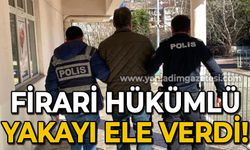 Firari hükümlü yakayı ele verdi