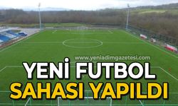 Futbol sahası yapıldı