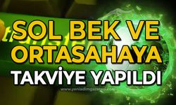 Sol bek ve orta sahaya takviye yapıldı