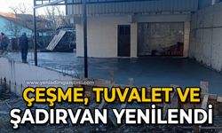 Çeşme, tuvalet ve şadırvan yenilendi