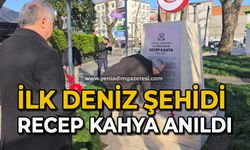 Alemdar Gemisi’nin intikalinin 104. yıldönümü ve ilk deniz şehidi Recep Kahya anıldı