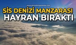 Sis denizi manzarası hayran bıraktı