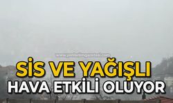 Zonguldak’ta sis ve yağışlı hava etkili oluyor