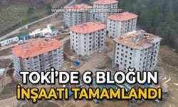 TOKİ'de 6 bloğun inşaatı tamamlandı