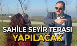 Sahil seyir terası yapılacak