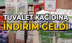 Tuvalet kağıdına indirim geldi