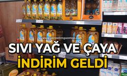 Sıvı yağ ve çaya indirim geldi