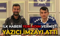 İlk haber Yeni Adım vermişti: O futbolcu resmi imzayı attı