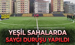 Yeşil sahalarda  duruşu yapıldı