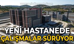 Yeni hastanede inşaat sürüyor