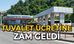 Terminalde tuvalet fiyatına zam!