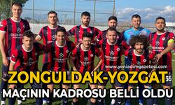 Zonguldakspor - Yozgat maçının kadrosu açıklandı