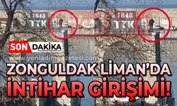 Zonguldak Liman'da intihar girişimi!