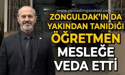 Zonguldak'ın da yakından tanıdığı sınıf öğretmeni Alişan Çetin mesleğe veda etti