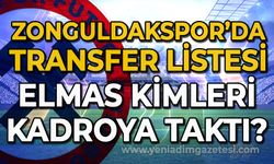 Zonguldakspor'da transfer listesi: Elmas kimleri kadroya kattı?