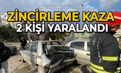 5 aracın karıştığı zincirleme kazada 2 kişi yaralandı