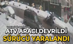 ATV aracı devrildi: Sürücü yaralandı