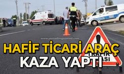 Hafif ticari araç kaza yaptı: 5 yaralı