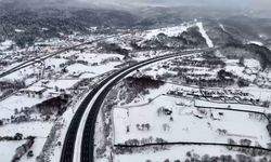 Bolu Dağı Tüneli havadan görüntülendi