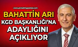 Bahattin Arı, KGD Başkanlığı'na adaylığını açıklıyor