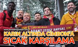 Karın altında Galatasaray'a sıcak karşılama: Taraftarlar heyecan dolu!