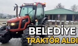 Belediye traktör aldı