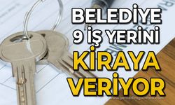 Belediye 9 iş yerini kiraya veriyor