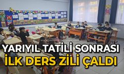 Zonguldak’ta yarıyıl tatili sonrası ders zili çaldı