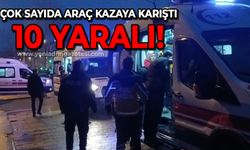 3 servis aracı, otomobil ile tanker kazaya karıştı: 10 yaralı