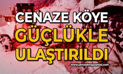 Hayatını kaybeden kadının cenazesi köyüne güçlükle ulaştırılabildi