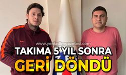 Takıma 5 yıl sonra geri döndü