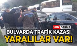 Bulvarda trafik kazası: Yaralılar var!