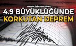 4.9 büyüklüğünde korkutan deprem